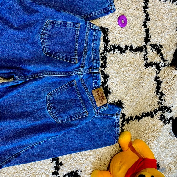 VTG Old Navy Blue Jeans 10 Regular Relaxed Highwaisted - Picture 3 of 3